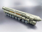 1/72 Russian Topol-m Intercontinental Ballistic Missile Painted Finished Model
